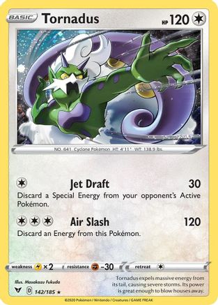 Tornadus (142/185) (Cosmos Holo) [Sword & Shield: Vivid Voltage] | Gear Gaming Fayetteville