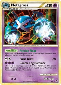Metagross (4/95) (Cracked Ice Holo) (Theme Deck Exclusive) [HeartGold & SoulSilver: Unleashed] | Gear Gaming Fayetteville