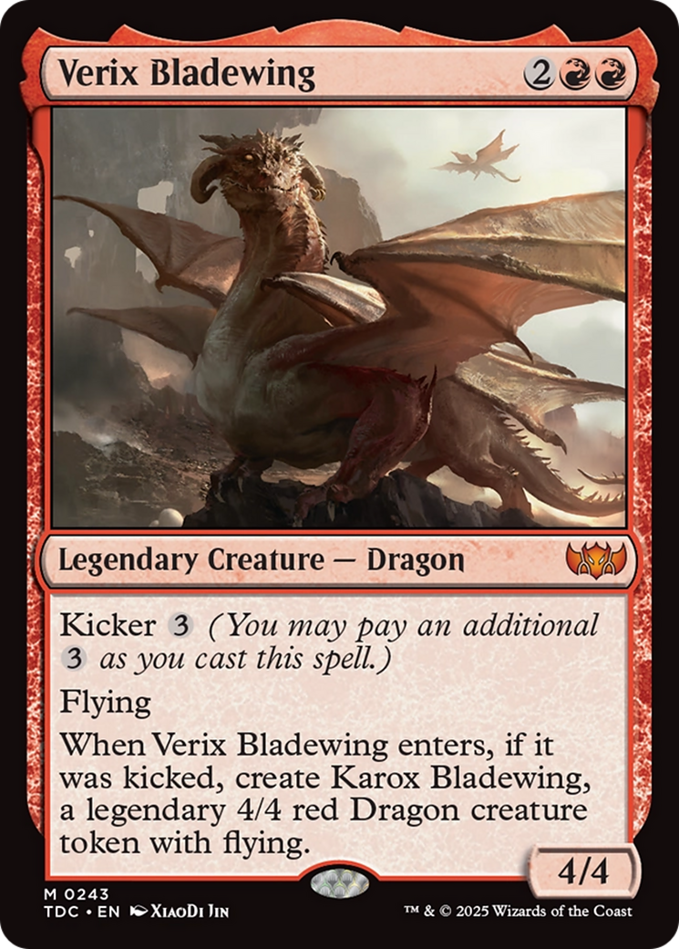 Verix Bladewing [Tarkir: Dragonstorm Commander] | Gear Gaming Fayetteville