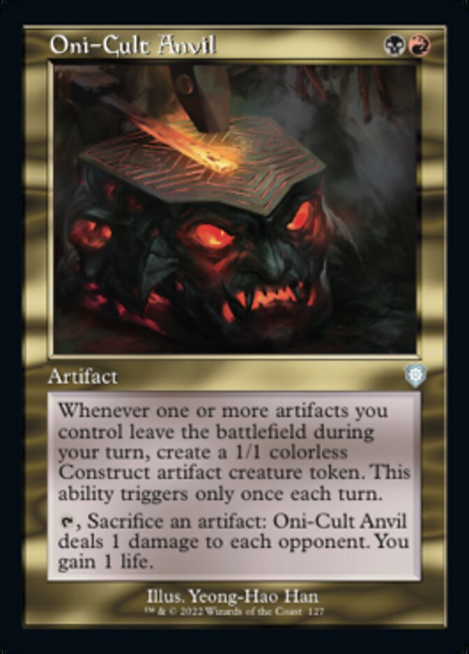 Oni-Cult Anvil (Retro) [The Brothers' War Commander] | Gear Gaming Fayetteville