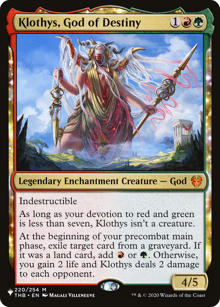 Klothys, God of Destiny [The List Reprints] | Gear Gaming Fayetteville