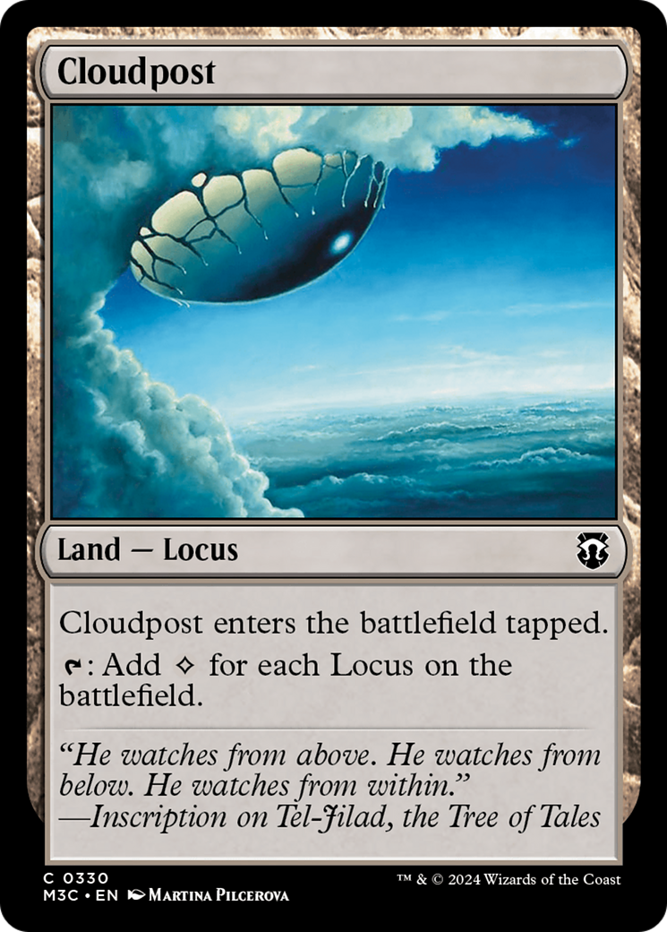 Cloudpost (Ripple Foil) [Modern Horizons 3 Commander] | Gear Gaming Fayetteville