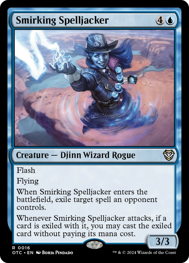Smirking Spelljacker [Outlaws of Thunder Junction Commander] | Gear Gaming Fayetteville