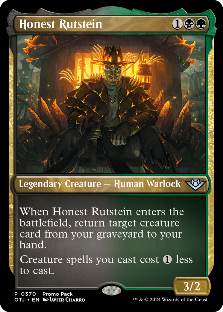 Honest Rutstein (Promo Pack) [Outlaws of Thunder Junction Promos] | Gear Gaming Fayetteville