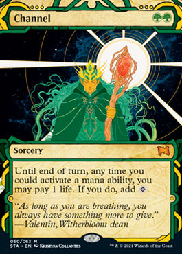 Channel (Foil Etched) [Strixhaven: Mystical Archive] | Gear Gaming Fayetteville