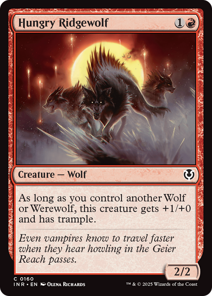 Hungry Ridgewolf [Innistrad Remastered] | Gear Gaming Fayetteville