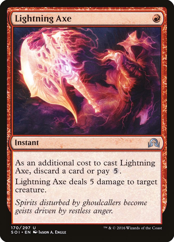 Lightning Axe [Shadows over Innistrad] | Gear Gaming Fayetteville