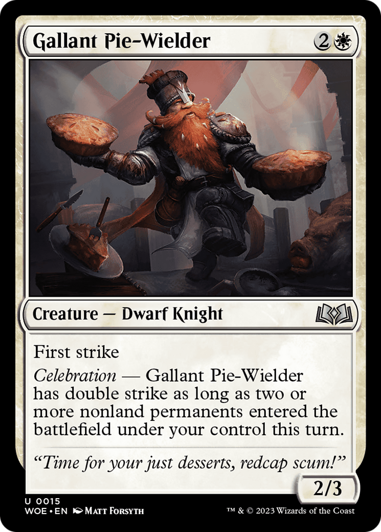 Gallant Pie-Wielder [Wilds of Eldraine] | Gear Gaming Fayetteville