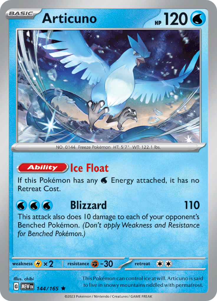 Articuno (144/165) [Scarlet & Violet 151] | Gear Gaming Fayetteville