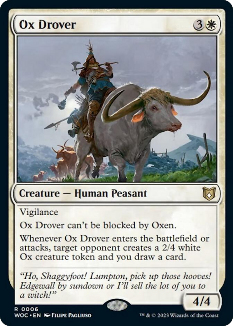 Ox Drover [Wilds of Eldraine Commander] | Gear Gaming Fayetteville