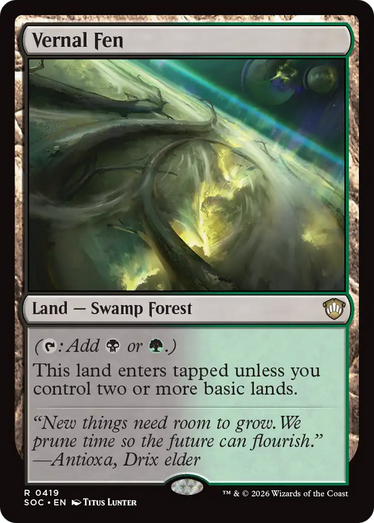 Vernal Fen [Secrets of Strixhaven Commander] | Gear Gaming Fayetteville