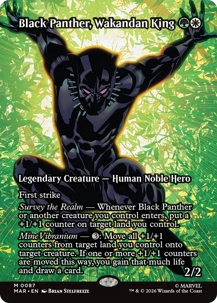 Black Panther, Wakandan King (Borderless) [Marvel Universe: Eternal-Legal] | Gear Gaming Fayetteville