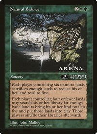 Natural Balance (Oversized) [Oversize Cards] | Gear Gaming Fayetteville