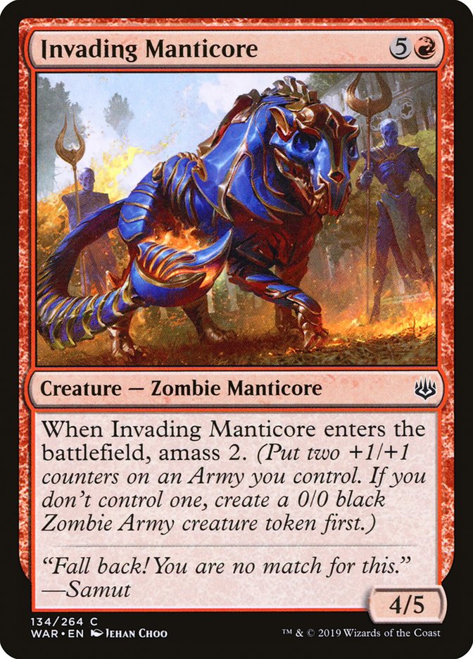 Invading Manticore [War of the Spark] | Gear Gaming Fayetteville