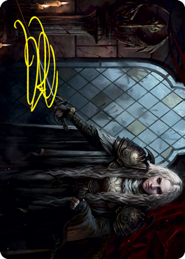 Thalia, Guardian of Thraben Art Card (Gold-Stamped Signature) [Innistrad: Crimson Vow Art Series] | Gear Gaming Fayetteville