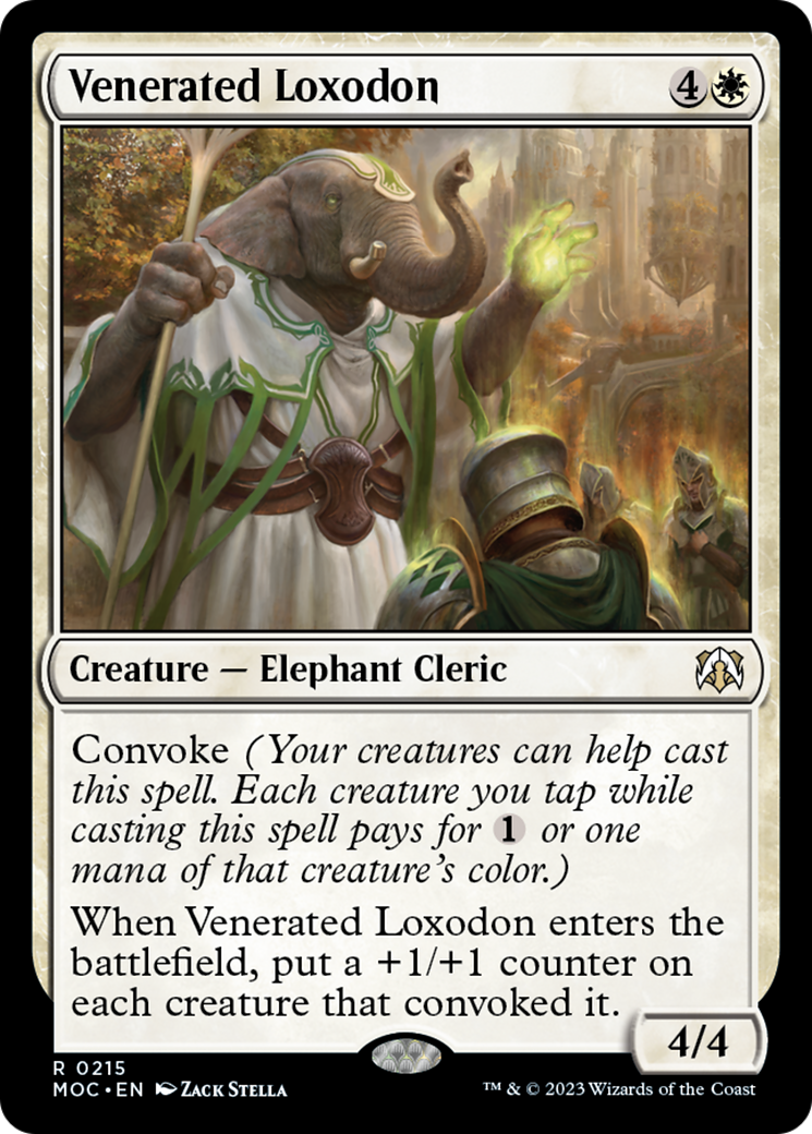 Venerated Loxodon [March of the Machine Commander] | Gear Gaming Fayetteville