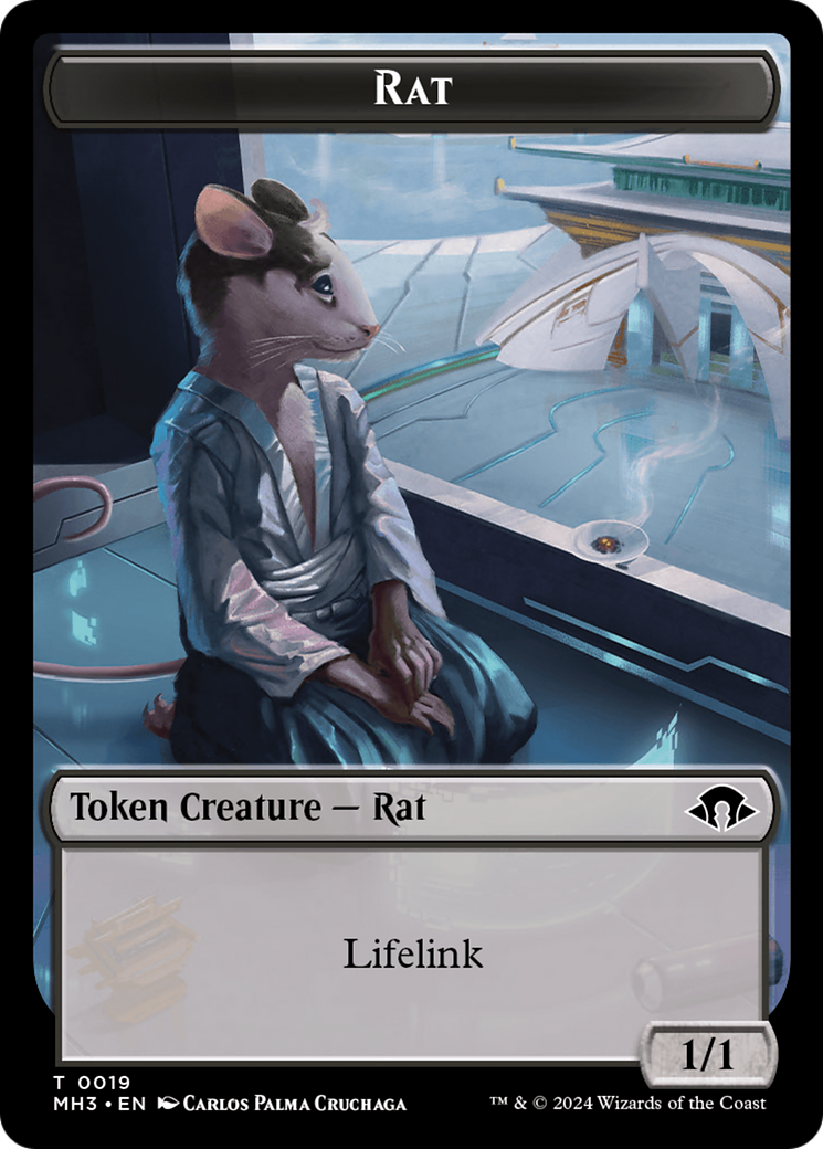 Rat // Energy Reserve Double-Sided Token [Modern Horizons 3 Tokens] | Gear Gaming Fayetteville