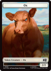 Ox (023) // Construct (030) Double-Sided Token (Surge Foil) [Marvel Super Heroes Commander Tokens] | Gear Gaming Fayetteville