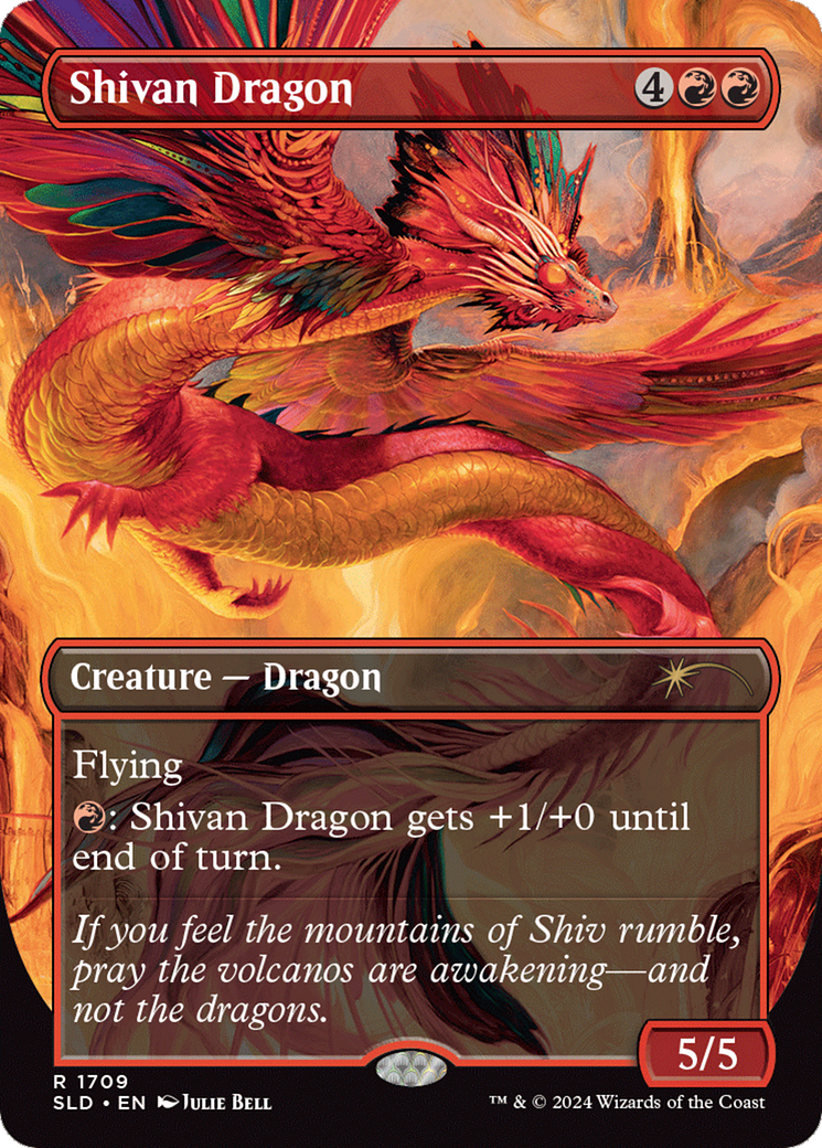 Shivan Dragon (Rainbow Foil) [Secret Lair Drop Series] | Gear Gaming Fayetteville
