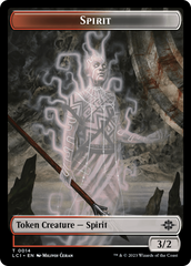 Vampire // Spirit Double-Sided Token [The Lost Caverns of Ixalan Tokens] | Gear Gaming Fayetteville