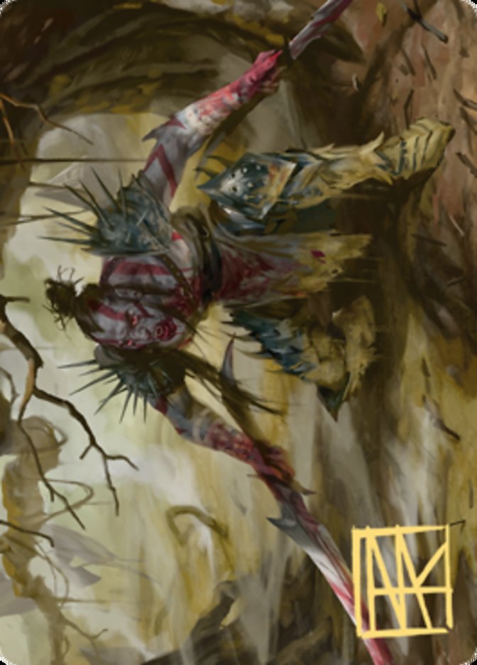 Highborn Vampire Art Card (Gold-Stamped Signature) [Zendikar Rising Art Series] | Gear Gaming Fayetteville