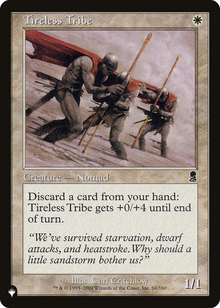 Tireless Tribe [The List Reprints] | Gear Gaming Fayetteville