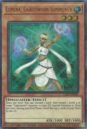 Lumina, Lightsworn Summoner [LART-EN045] Ultra Rare | Gear Gaming Fayetteville