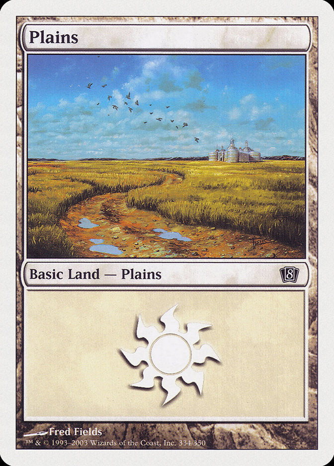 Plains (334) [Eighth Edition] | Gear Gaming Fayetteville