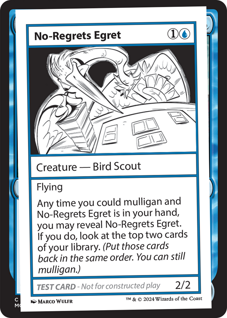 No-Regrets Egret [Mystery Booster 2 Playtest Cards] | Gear Gaming Fayetteville