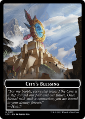 City's Blessing // Pirate (0005) Double-Sided Token [The Lost Caverns of Ixalan Commander Tokens] | Gear Gaming Fayetteville