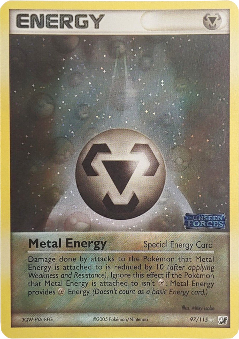 Metal Energy (97/115) (Stamped) [EX: Unseen Forces] | Gear Gaming Fayetteville