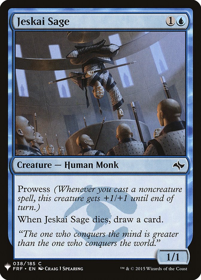 Jeskai Sage [Mystery Booster] | Gear Gaming Fayetteville