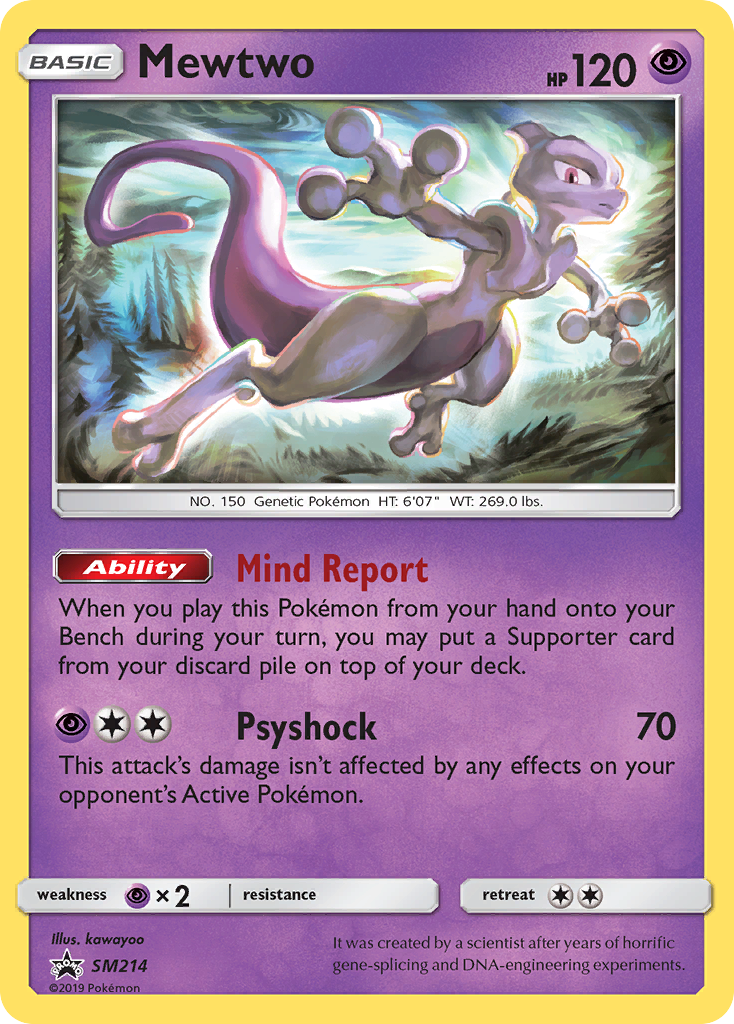 Mewtwo (SM214) [Sun & Moon: Black Star Promos] | Gear Gaming Fayetteville