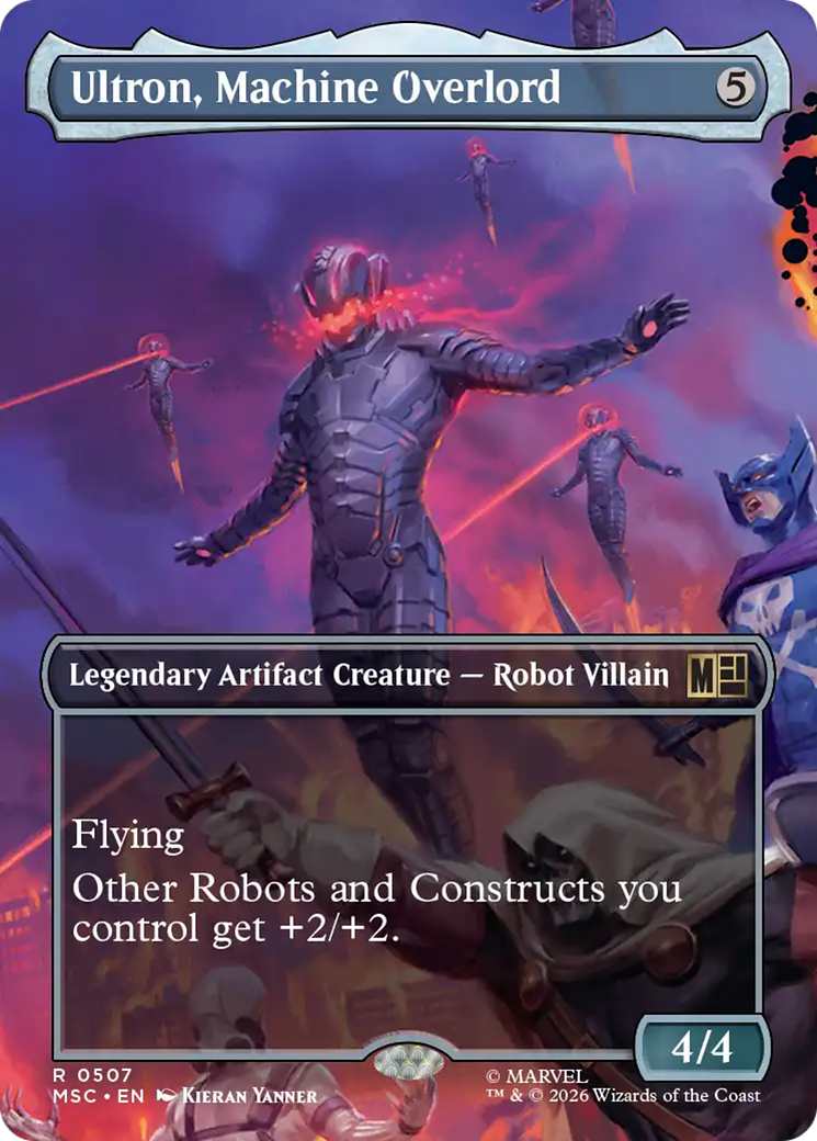 Ultron, Machine Overlord (Borderless) [Marvel Super Heroes Commander] | Gear Gaming Fayetteville