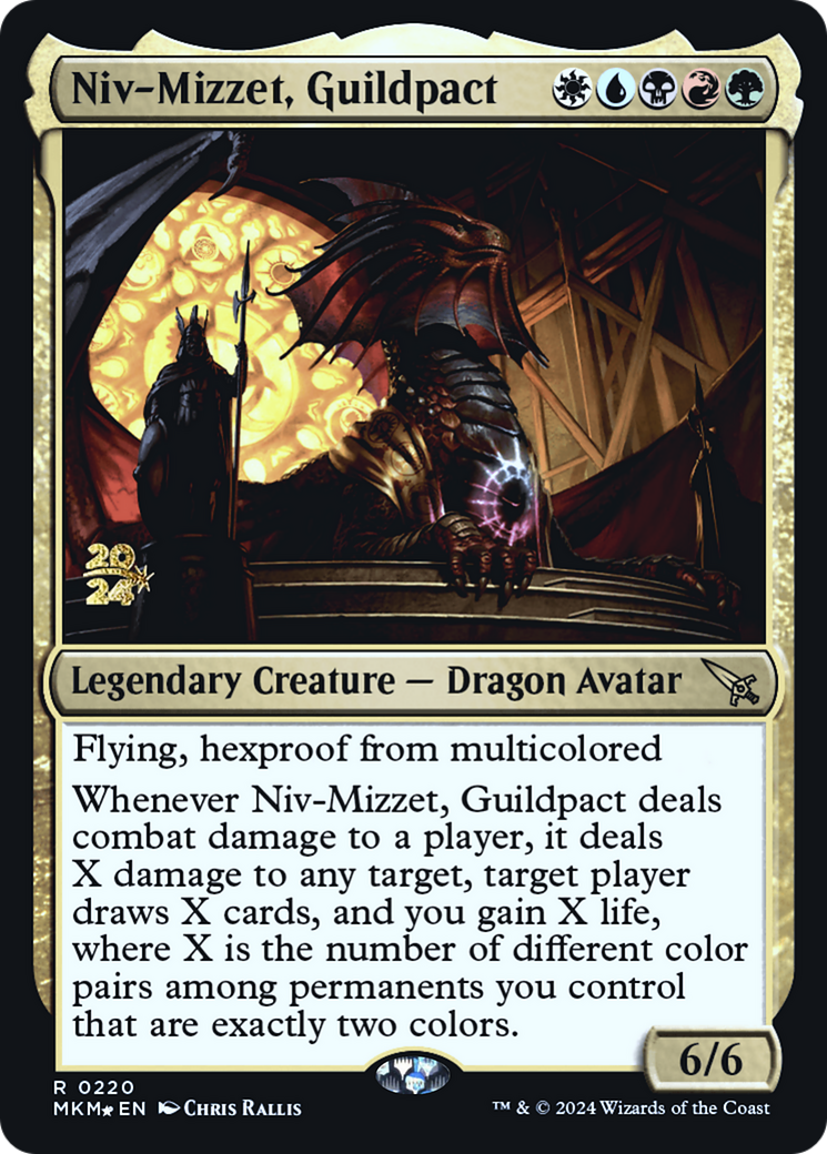 Niv-Mizzet, Guildpact [Murders at Karlov Manor Prerelease Promos] | Gear Gaming Fayetteville