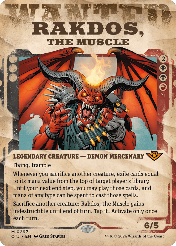 Rakdos, the Muscle (Showcase) [Outlaws of Thunder Junction] | Gear Gaming Fayetteville