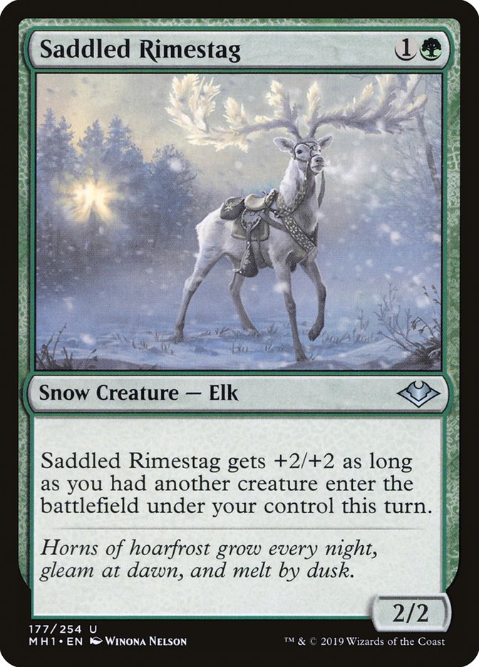 Saddled Rimestag [Modern Horizons] | Gear Gaming Fayetteville