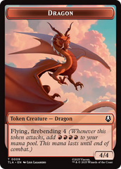 Dragon // Food (0019) Double-Sided Token [Avatar: The Last Airbender Tokens] | Gear Gaming Fayetteville