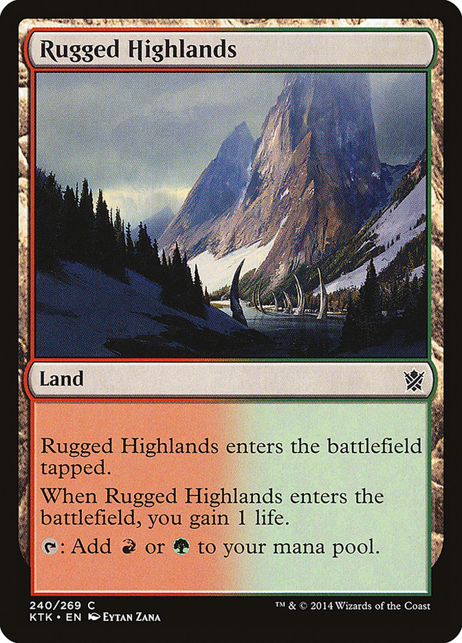 Rugged Highlands [Khans of Tarkir] | Gear Gaming Fayetteville