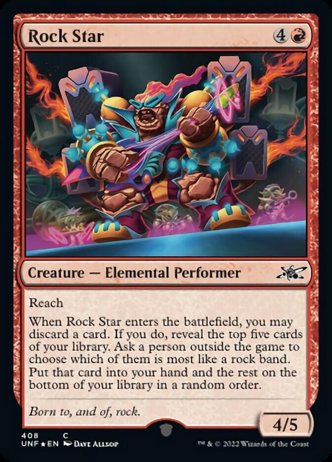 Rock Star (Galaxy Foil) [Unfinity] | Gear Gaming Fayetteville