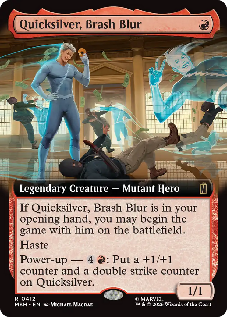 Quicksilver, Brash Blur (Extended Art) [Marvel Super Heroes] | Gear Gaming Fayetteville