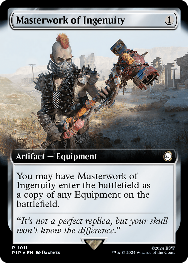 Masterwork of Ingenuity (Extended Art) (Surge Foil) [Fallout] | Gear Gaming Fayetteville