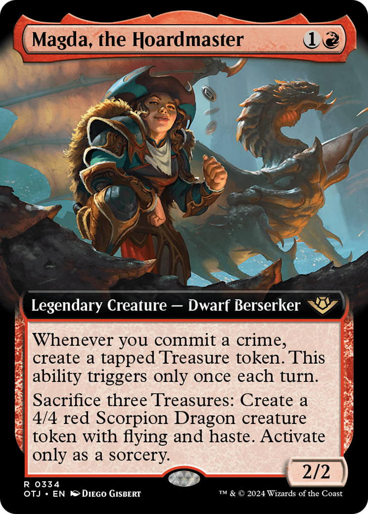 Magda, the Hoardmaster (Extended Art) [Outlaws of Thunder Junction] | Gear Gaming Fayetteville