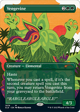 Vengevine (Borderless) [Secret Lair Drop Series] | Gear Gaming Fayetteville