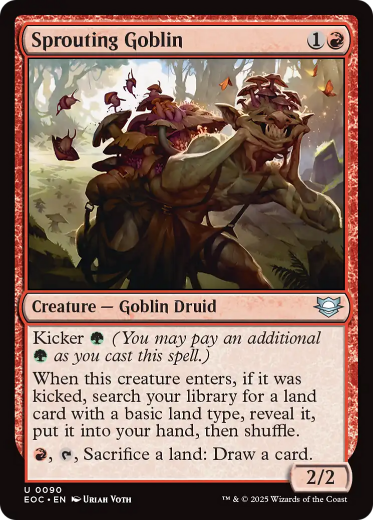 Sprouting Goblin [Edge of Eternities Commander] | Gear Gaming Fayetteville