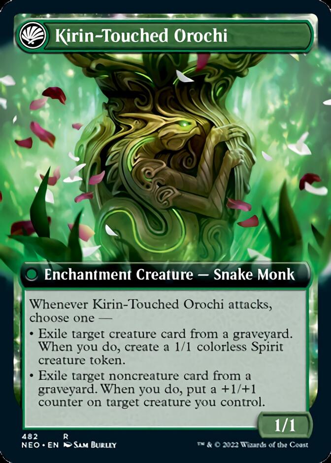 Teachings of the Kirin // Kirin-Touched Orochi (Extended Art) [Kamigawa: Neon Dynasty] | Gear Gaming Fayetteville