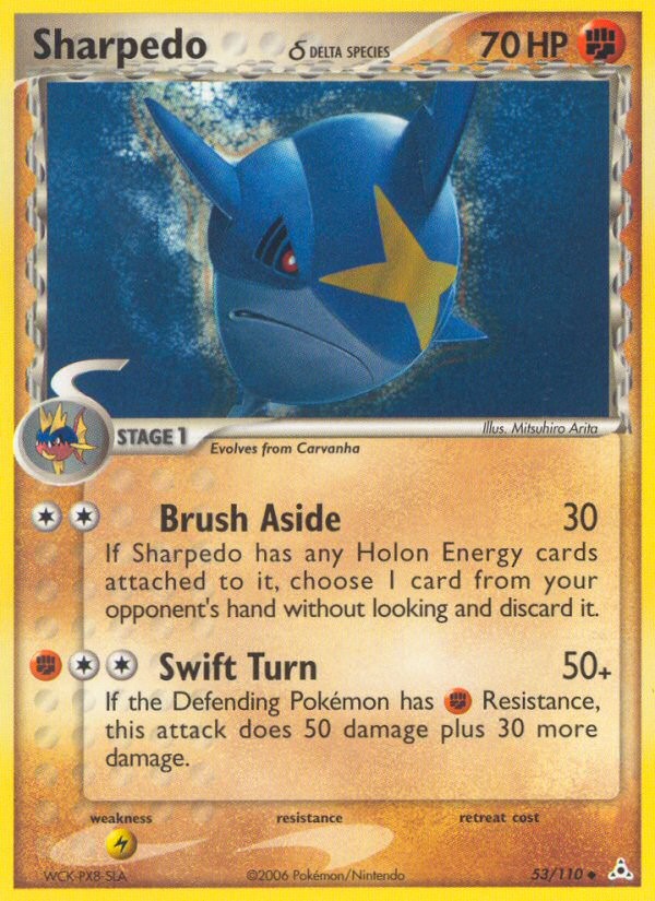 Sharpedo (53/110) (Delta Species) [EX: Holon Phantoms] | Gear Gaming Fayetteville