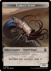 Eldrazi Spawn (Ripple Foil) // Eldrazi Scion Double-Sided Token [Modern Horizons 3 Commander Tokens] | Gear Gaming Fayetteville