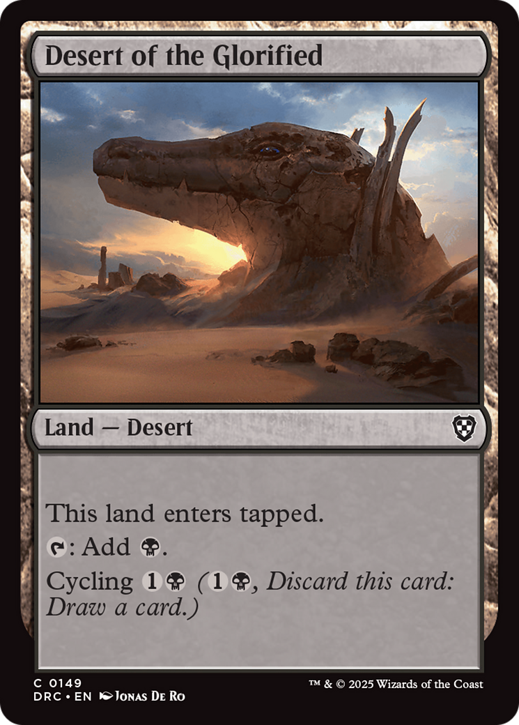 Desert of the Glorified [Aetherdrift Commander] | Gear Gaming Fayetteville