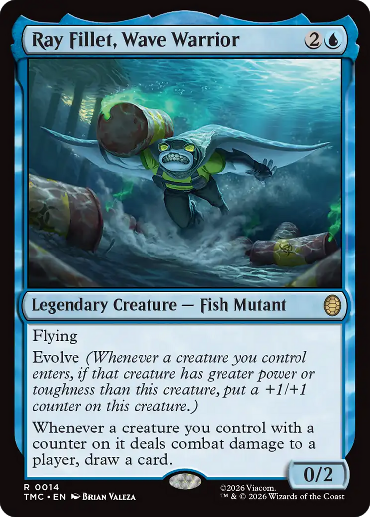 Ray Fillet, Wave Warrior [Teenage Mutant Ninja Turtles Commander] | Gear Gaming Fayetteville